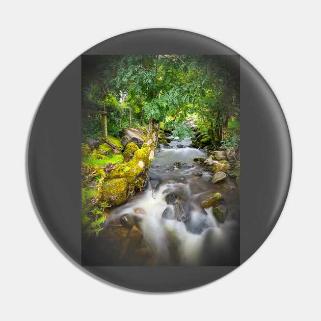 Lake District Waterfall Pin by Graz-Photos