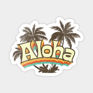 Aloha Palm Trees Magnet