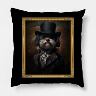 Visionary Maltipoo - Mayor of NYC 1800's (Framed) Pillow