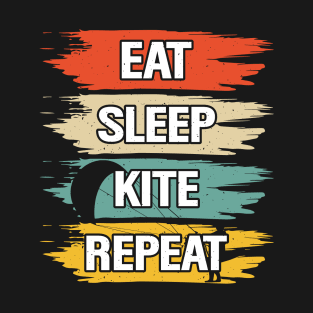 eat sleep kite repeat T-Shirt