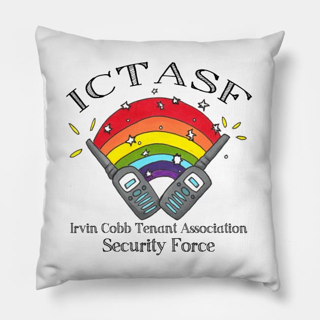 Security Force! Pillow by Reel Fun Studios