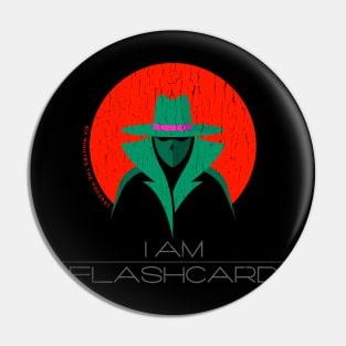 I Am Flashcard Pin