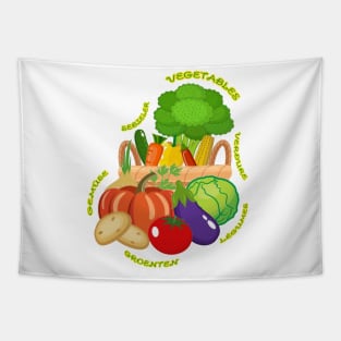 Vegetables Art Tapestry