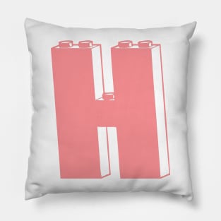 THE LETTER H Pillow