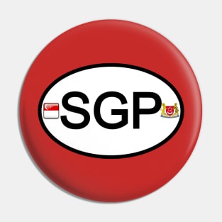 Singapore car country code Pin