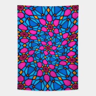 Beautiful Stained Glass Pattern Tapestry