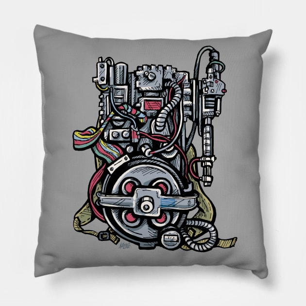 Unlicensed Nuclear Accelerator Pillow by BradAlbright