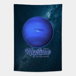 Planet Neptune: The Blue Giant V02 Tapestry