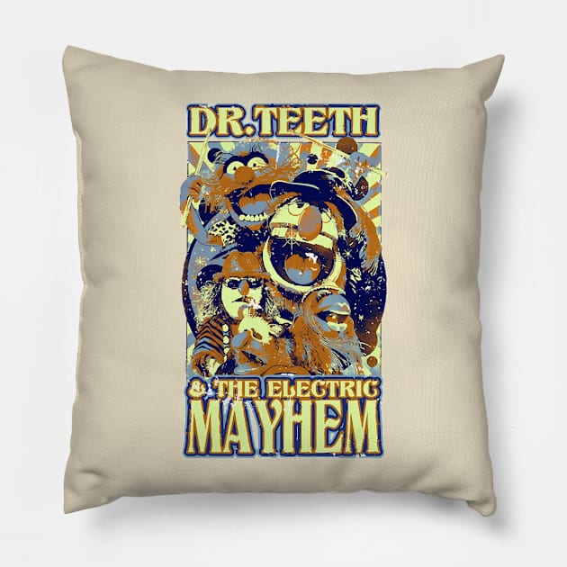 Space mayhem Pillow by Kneaded Designs