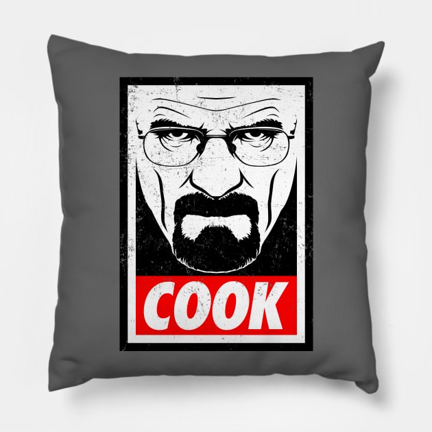 Walter White Cook Pillow by karbondream