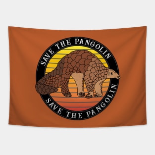 Save the Pangolin Tapestry