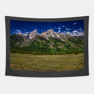 Grand Teton Mountain Range Tapestry