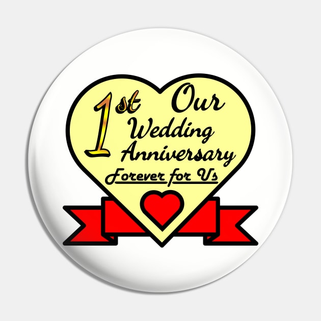 1st wedding anniversary Pin by POD_CHOIRUL