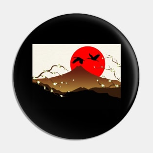 Japan Mountain Pin