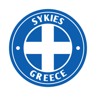 Sykies Greece Circular T-Shirt