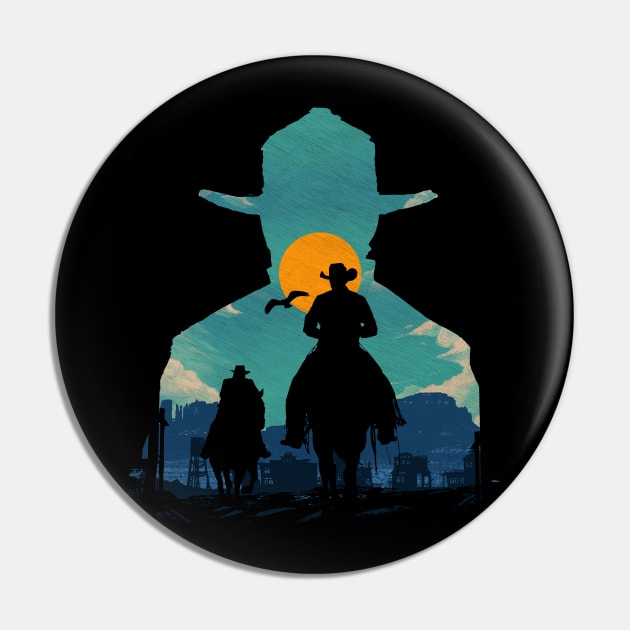Western cowboy Pin by clingcling