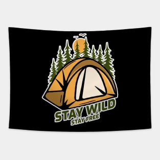 Stay Wild Stay Free Tapestry