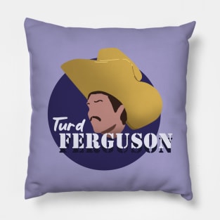 Turd Ferguson Head Vector Pillow