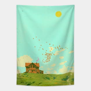 REMOTE HOME Tapestry