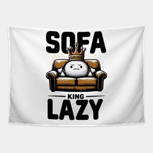 Sofa King Lazy Funny Tapestry