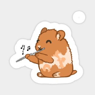 Flute Hamster Magnet