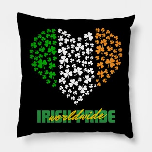 Irish Pride, worldwide - st patrick day Pillow