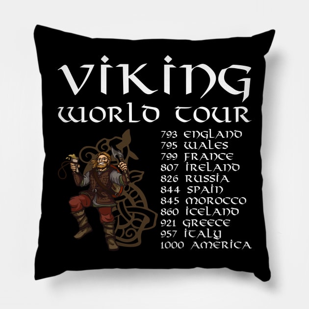 Viking World Tour Pillow by Styr Designs