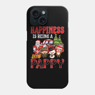 Happiness Is Being A Pappy Christmas Phone Case