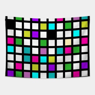 Colorful Checkered Tapestry