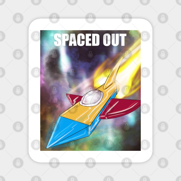 Spaced Out Magnet by Makinations Designs