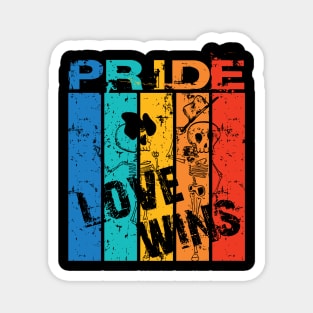 Pride love wins Magnet