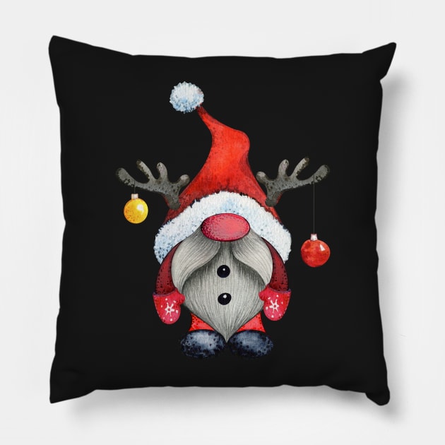 hangin with my preschool gnomies, christmas gnomes Pillow by KyrgyzstanShop