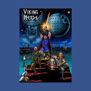 Viking Nerds (front & back images on T-shirt) T-Shirt