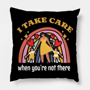 Funny Childcare Nanny and Day care Provider Babysitter Pillow