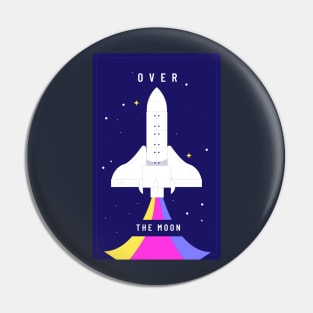 Over The Moon Pin