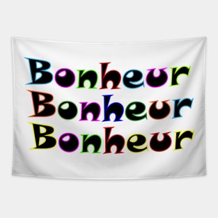 BONHEUR : HAPPINESS Tapestry