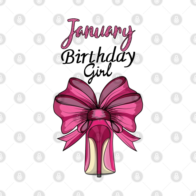 January Birthday Girl by Designoholic