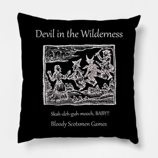 Devil in the Wilderness - skah-deh-guh-mooch, Baby! Pillow