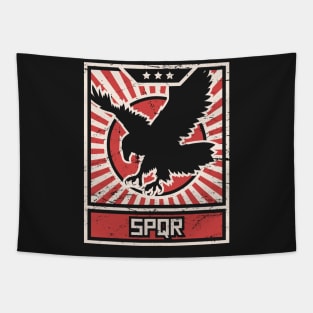 SPQR Roman Empire Eagle | Propaganda Poster Tapestry