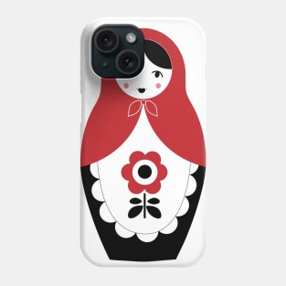 Matryoshka Nesting Doll, Red Phone Case