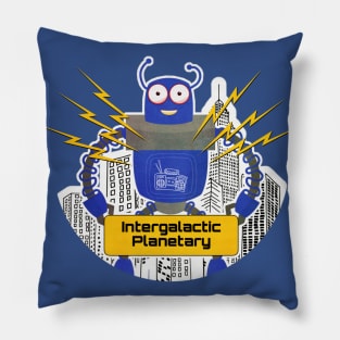 Intergalactic Planetary 90s Song Robot with Radio Pillow