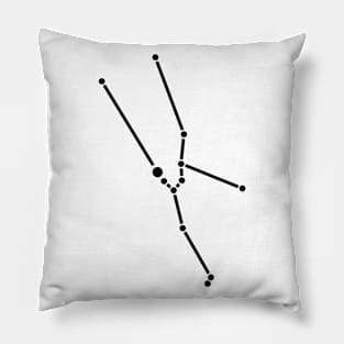 Star Pattern - Taurus (Black) _011 Pillow