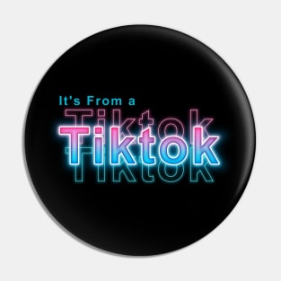 It's from a Tiktok Pin