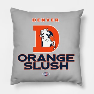 Orange Slush (Broncos) Pillow