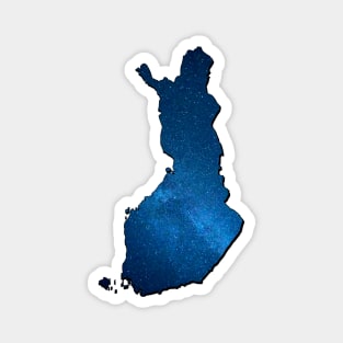 Awesome map of Finland Magnet