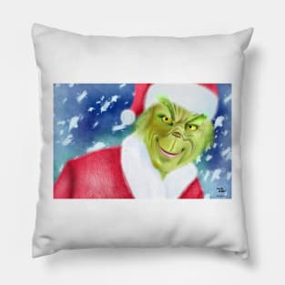 The One Who Stole Christmas Pillow