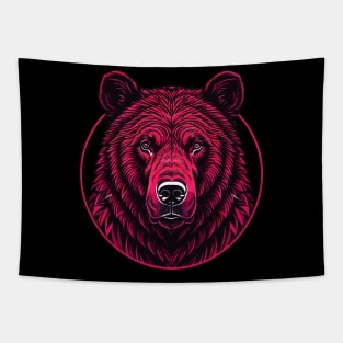 Pink Bear Tapestry