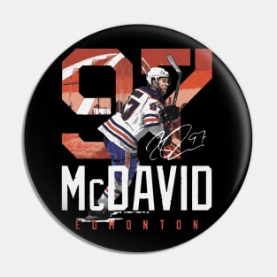 Connor Mcdavid Edmonton Landmark Pin