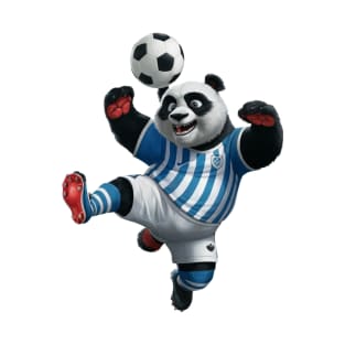 Soccer Panda - Striker Goals - Athletic Panda Football Shirt T-Shirt