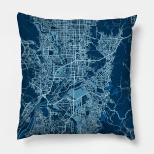 Kyoto - Japan Peace City Map Pillow